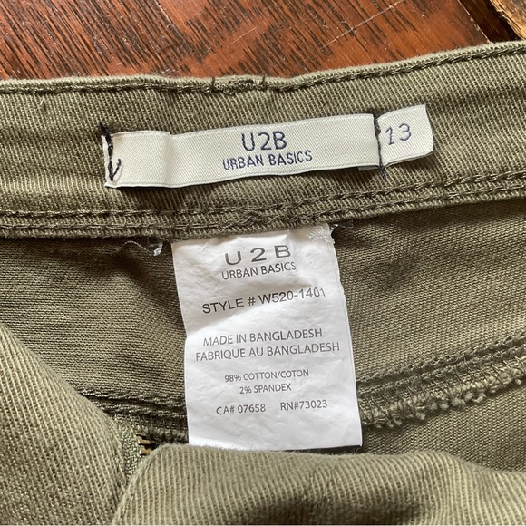Shorts U2B  URBAN BASICS   SIZE ‘’13’’  SALE - Picture 5 of 10